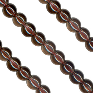 6mm Smokey Quartz Loose Bead String