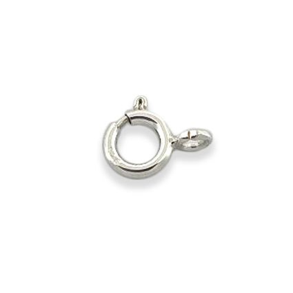 Sterling Silver 7mm Bolt Rings (open)