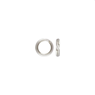 7mm Heavy Split Ring Sterling Silver