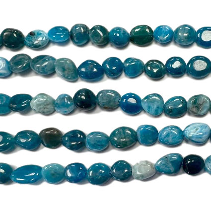 8-10mm Apatite Pebble Nugget Bead 16
