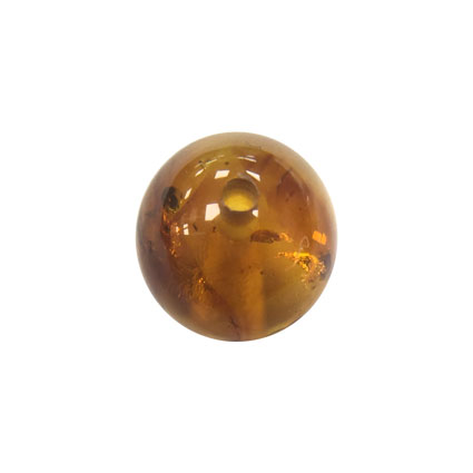 8mm Round Amber Beads Loose