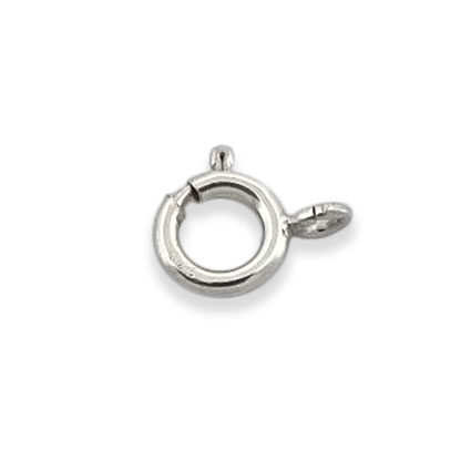 Sterling Silver 8mm Bolt Rings (open)