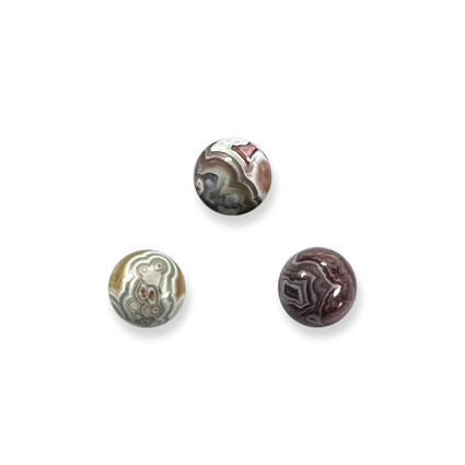 8mm Crazy Lace Agate Cabochon