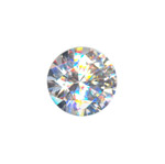 8mm Facet Cut Cubic Zerconia CRYSTAL