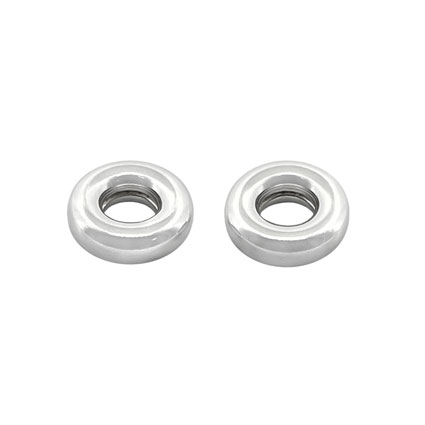 8mm Donut Bead Sterling Silver