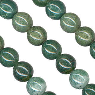 8mm Green Moss Loose String