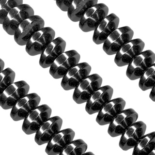 Hematite 8mm Rondelle bead string