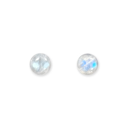8mm Rainbow Moonstone Cabochon