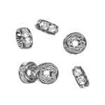 8mm Crystal Rondelle Beads SP
