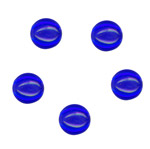 8mm Glass Cabochons: Sapphire