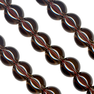8mm Smokey Quartz Loose Bead String