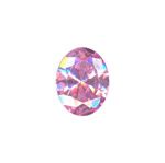 8x6mm Facet Cut Cubic Zerconia: PINK