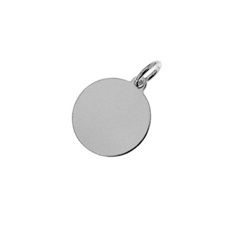 9mm Disc Tag (0.8mm Thick) Sterling Silver