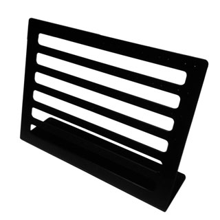 36 pair Acrylic Multi Earring Stand Black 23cm