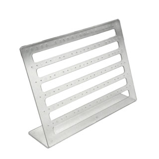 36 pair Acrylic Multi Earring Stand Clear 23cm