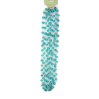 50"Beaded Chains: Teal