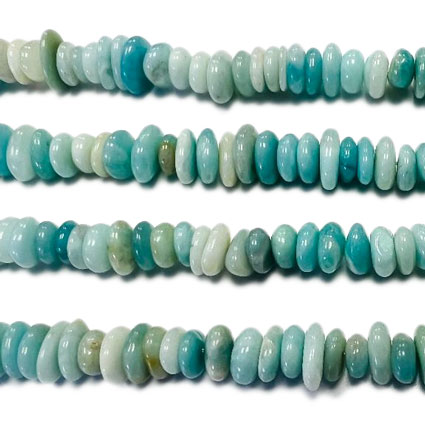 Chinese Amazonite Chunky Chip Beads - 16