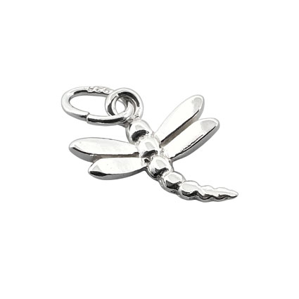 10mm Dragonfly Charm Sterling Silver