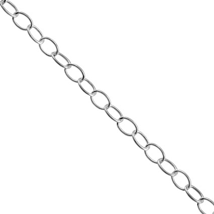 Light Extension Style Trace Chain Loose Sterling Silver