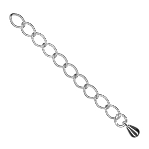 Extension Chain Silver plated