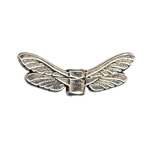 20mm Vintage Dragonfly wing bead Ant.Silver