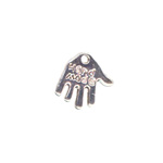 11mm Vintage Hande made Charm Ant.Silver