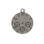 25mm Watchface Pendant ANT.SILV
