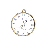 27mm Vintage Watchface Pend. ANT.GOLD