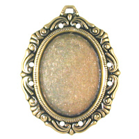 25x18mm Victorian Pend.Setting Ant.GOLD
