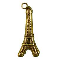 21mm Eiffel Tower Charm Ant.Gold