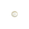 4 - 4.5mm Half Drilled Fresh Water Pearl: White/Cream