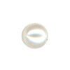 6mm Half Drilled Fresh Water Pearl: White/Cream