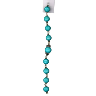 Faux Gemstone Bead Lead: Turquoise