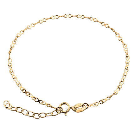 5.75x2.5mm Flat Infinity Link Bracelet 7.5