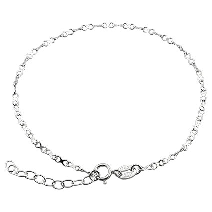 5.75x2.5mm Flat Infinity Link Bracelet 7.5