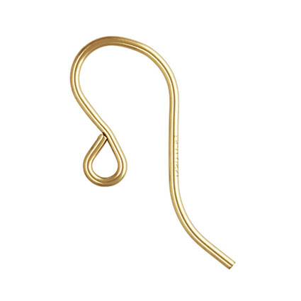 French Hook Ear Wire (0.7mm) Gold Filled