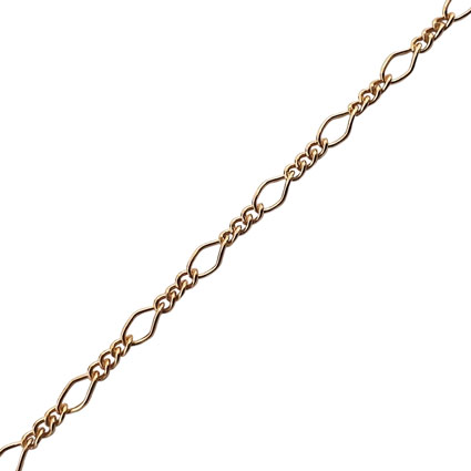 Rhombo Figaro Chain Gold Filled