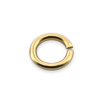 5mm Jump Rings - Gold plated