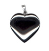 15mm Heart Hematite Pendant