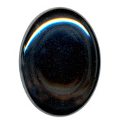 40 x30mm Hematite Cabochon