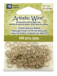 18ga ArtisticWire Chain Maille Rings 11/64