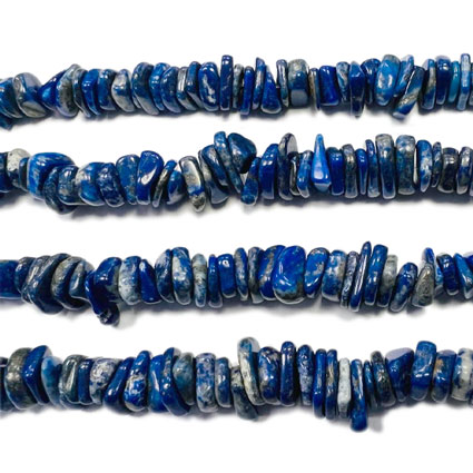 Lapis Lazuli Chunky Chip Beads - 16