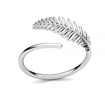 17mm Leaf Adjustable Ring STS
