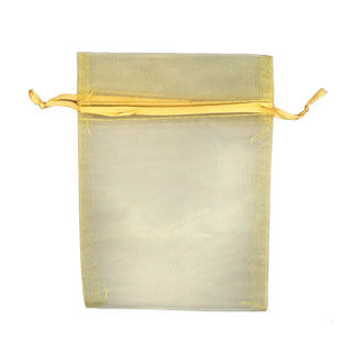 11x15cm Organza Bag Gold