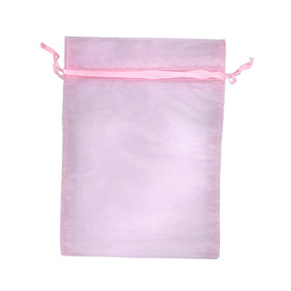 11x15cm Organza Bag Pink