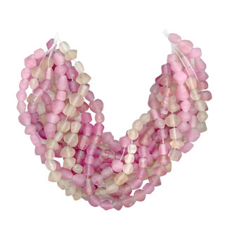 33g Mini Glass Bead Bunch Pink Tone