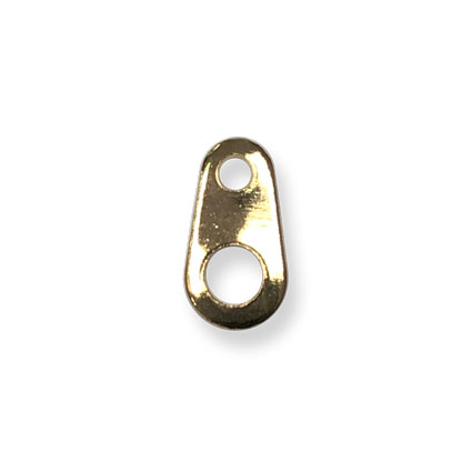 Necklace Tag: Gold plated