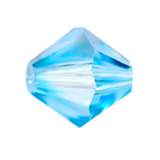Preciosa 4mm Czech Crystal Bicone Beads Aquamarine