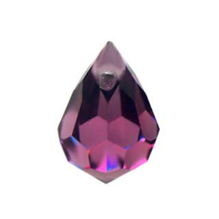 Preciosa 10x6mm Czech Crystal Drops: Amethyst