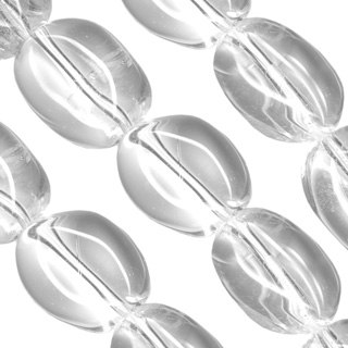 14X20mm Polished Baroque Beads Rock Crystal